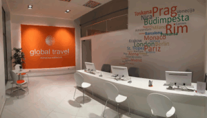 Naziv tvrtke je Global Travel d.o.o